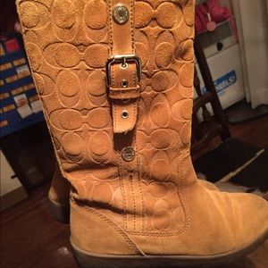 GUC Coach suede winter boots youth or women 7